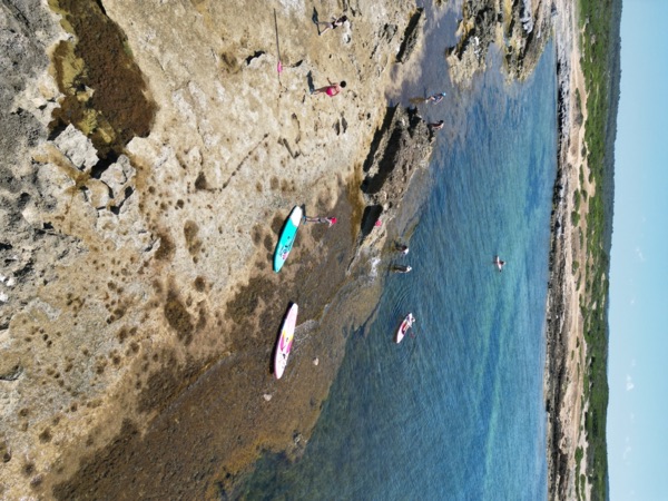 Paddle et kayaks sur la côte sauvage face à Zembra